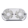 thumbnail image 1 of Yuarrent Ventilador de escritorio 3 modos Enfriador de aire de enfriamiento de verano portátil ajustable Electrodomésticos Blanco, 1 of 6