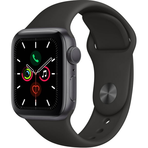 Restored Apple Watch Series 4 (GPS, 40mm) - Space Gray Aluminum Case - Space Gray Band (Refurbished)