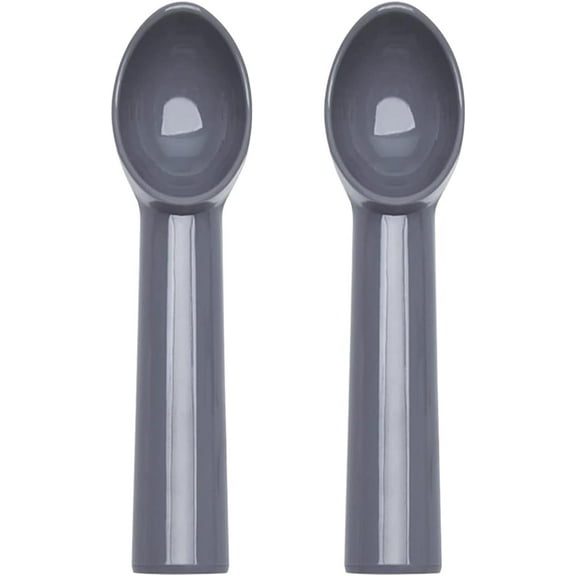 2Pcs 7Inch Heavy Duty Durable Ice Cream Scoop, Nonstick Anti-Freeze Plastic Spoon, Professional Icecream Scoop, Ice Cream Scoop