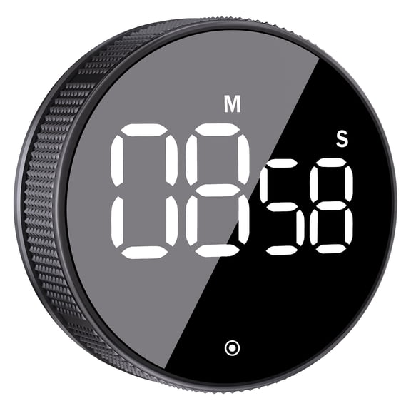 BlueSnail Kitchen Timer, Productivity Timer with LED Digital Display, Smart Timer for Home Classroom Gym Office, Volume and Brightness Adjustable Efficana Timer