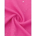 thumbnail image 5 of INSPIRE CHIC Ruched Bodycon Dress for Women's Tie Halter Neck Backless Sparkly Dress XS Hot Pink, 5 of 6