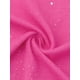 thumbnail image 5 of Vestido Bodycon Ruched INSPIRE CHIC para mujer, con cuello halter atado, espalda descubierta y brillante, color rosa intenso, 5 of 6