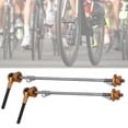 thumbnail image 2 of Bike Skewer, CNC Turning Anodic Oxidation Plating High Strength Bicycle Skewer  For Front Rear Wheel Golden, 2 of 8