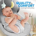 thumbnail image 3 of SereneLifeHome ortable Baby Swing for Infants Comfortable Cradling Baby Rocker, 3 of 7