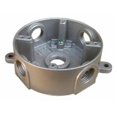 thumbnail image 1 of Morris Products 36620 4 In. Round Weatherproof Boxes - Five Holes 0.7 5 In. Gray, 1 of 1