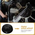 thumbnail image 4 of OULII Automotive Electric Radiator Fan Black Stable Materials Temperature Reduction 1Set, 4 of 8