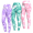 Set- 12, variant on Essenclo Girls Leggings with Pockets, 3 Pack, High Waisted Full Length Yoga Pants for Dance, Gymnastics & Activewear, Ages 3-16