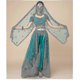 thumbnail image 1 of 2026 Princess Jasmine For Women Indian Belly Dance Arabian Princess Halloween Carnival Costume Set L, 1 of 5