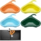 thumbnail image 1 of 4Pcs Sink Strainer Basket Food Strainers, Triangle Drain Rack Sink Storage Holder Plastic Hanging Sink Filter, 1 of 4