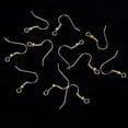 thumbnail image 4 of 100 ganchos para pendientes chapados en oro, 4 of 5