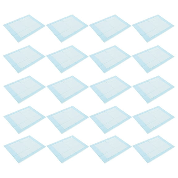 WHAMVOX  20 Pcs Absorbent Nursing Pads Waterproof Bed Cover for Elder Pregnant Woman Blue