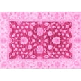 thumbnail image 1 of Ahgly Company Indoor Rectangle Oriental Pink Traditional Area Rugs, 8' x 10', 1 of 4