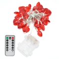 thumbnail image 2 of Luz de alambre de cobre luz roja Decoración de luz LED Decoración de fiesta Temporizador incorporado Exquisita lámpara de modelado Segura y conveniente con control remoto para ANGGREK Otros, 2 of 8