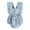 Sky Blue, variant on PINQI Baby Fashion Jumpsuit Baby Girls Flying Sleeve Suspenders Cowboy Ha Clothes Spring and Summer Baby Crawling Clothes