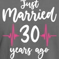 thumbnail image 3 of CafePress - 30Th 30 Year Wedding Anniversary Gift Coup T Shirt - Mens Comfort Colors Shirt, 3 of 5