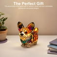 thumbnail image 3 of HzyK Corgi Lamp, Retro Stained Resin Tabletop Night Light, Dog Series Art Night Light, 3D Cute Pet LED Table Lamps, Gift for Lovers Home Decor, cute LED night light for kids bedroom table, 3 of 8