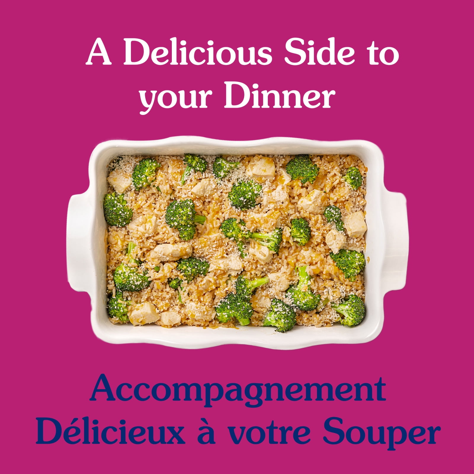 BEN'S ORIGINAL BISTRO EXPRESS Broccoli & Cheddar Rice Side Dish, 240g Pouch, Perfect Every Time™