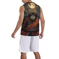 thumbnail image 2 of Sikiie Banana Leaf Meditating Gorilla Basketball Jersey Reversible Men's Mesh Athletic Sports Shirts Training Practice S-4XLXX-Large, 2 of 6