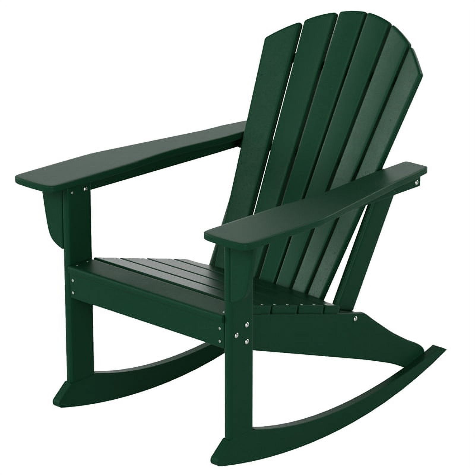 Portside Outdoor Poly Plastic Adirondack Rocking Chair - image 4 of 7