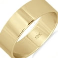 thumbnail image 3 of SZUL Women's 6mm Flat Comfort Fit Wedding Band in 10k Yellow Gold, 3 of 4
