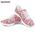 thumbnail image 1 of Zapatillas de deporte con estampado de médico veterinario Doginthehole para mujer, transpirables, planas, de malla, para correr, gimnasio, cómodas, 1 of 6