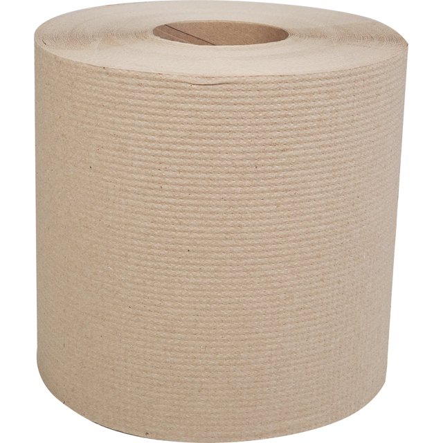Everest Pro 6pcs Kraft Hand Paper Towels - Center Pull Design - Eco-Friendly, Absorbent & Durable for Commercial Use (6ct)