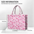 thumbnail image 3 of Large Capacity Tote Bag,Pink Breast Cancer and Love Handbag Fashion Luxury Tote Bag,15.7"x13"x 5.1" Inches,Laptop Compatible, 3 of 6