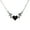 Black, variant on Guodhu Evil Heart Demon Dragon Wing Necklaces Halloween Punk Bat Wing Love Heart Pendant Necklace Couple Family Friendship Necklace Jewelry