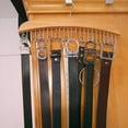 thumbnail image 4 of Wooden Tie Rack Hanging Organizer For Mens Closet Accessories, 4 of 5
