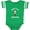 Football Green and White, variant on Inktastic Babys 1st Christmas Nutcracker Boys or Girls Baby Bodysuit
