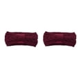 thumbnail image 2 of Sonducket Diademas de ganchillo para invierno, forro polar a prueba de viento, calentador de orejas Universal, accesorios para peinados, regalos Vino rojo 2Conjunto, 2 of 6