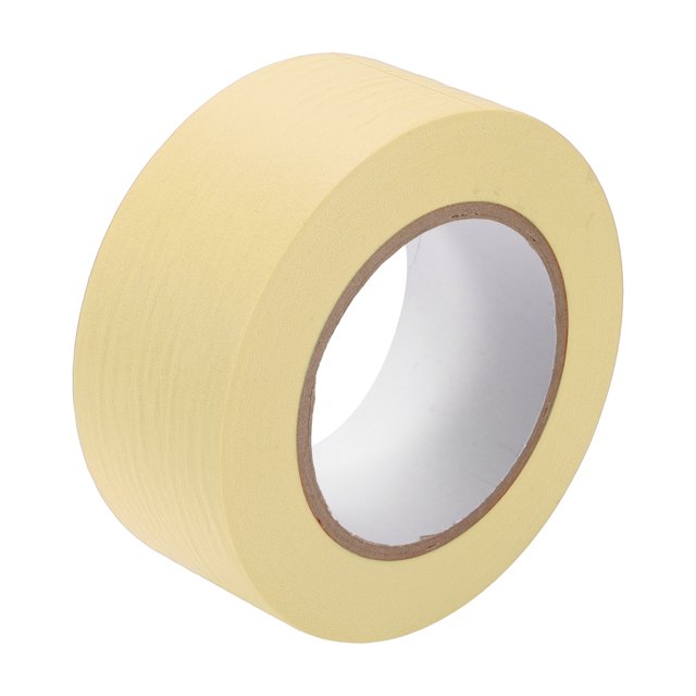 Cinta de pintor Unique Bargains, fácil de quitar, cinta de enmascarar, beige - 2 pulgadas x 60.1 yardas