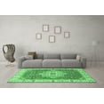 thumbnail image 3 of Ahgly Company Indoor Rectangle Oriental Emerald Green Modern Area Rugs, 3' x 5', 3 of 4