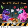 thumbnail image 3 of Among Us Stamper Set Purple Crewmate Pink Impostor 7 Inch PMI International, 3 of 5