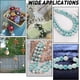 thumbnail image 5 of 92 cuentas de piedra natural de 8 mm, redondas de amazonita natural, piedras preciosas auténticas sueltas para pulseras, collares y joyas (agujero: 1 mm), 5 of 7