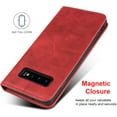 thumbnail image 4 of for Samsung Galaxy S10 Wallet Case 6.1 inch,Premium PU Leather Flip Folio Case with Card Slot, Stand Holder and Magnetic Closure [TPU Shockproof Interior Protective Case] for Galaxy S10,Red, 4 of 7