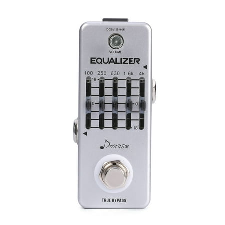 Donner Equalizer Pedal 5-band Graphic EQ Guitar Effect (Best Budget Eq Pedal)