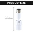 thumbnail image 5 of AOOOWER Light Socket Extender E26 Light Bulb Extender Extension Adjustable Light Socket Adapter Rotatable Light Converter, 5 of 9