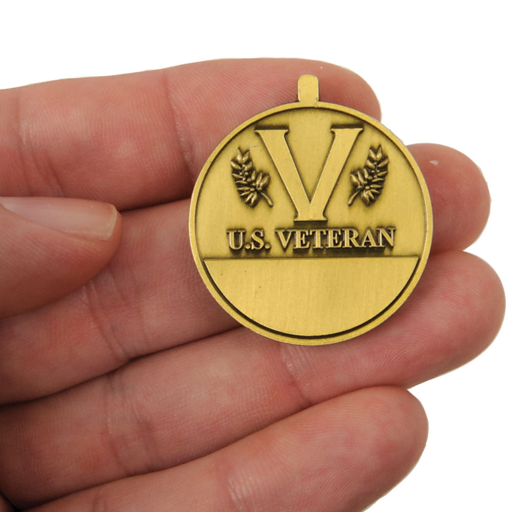 Honorable Discharge Commemorative Medal - Yellow, Blue, White, Red