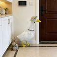 thumbnail image 4 of Porch Goose Outfits, Outdoor White Goose Statue with Costume set Garden Decor, for Holiday Porch ,Gooses Clothes Yard Accent for Home Decors Housewarming Gifts, 4 of 6