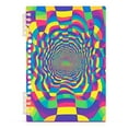 thumbnail image 7 of FORMRS 1-Subject Spiral Notebook 8" x 5" College Ruled 60 Refillable Sheet A5 Hard Cover, Psychedelic Pattern, 7 of 7