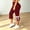 Wine plus size capri leggings a1, variant on Cagogo Women Plus Size Capri Leggings High Waisted Yoga Capri Pants Solid Casual Active Capri Pants Regular Fit Workout Beach Cropped Lounge Trousers, White 5XL