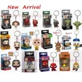 thumbnail image 2 of 41 estilos, recién llegados, llaveros de bolsillo Funko, llavero de Yoda, Leia, Boba Feit, Freddy, Spidey, Witch, Mirio, Donald, figuras de acción, juguetes, 2 of 5