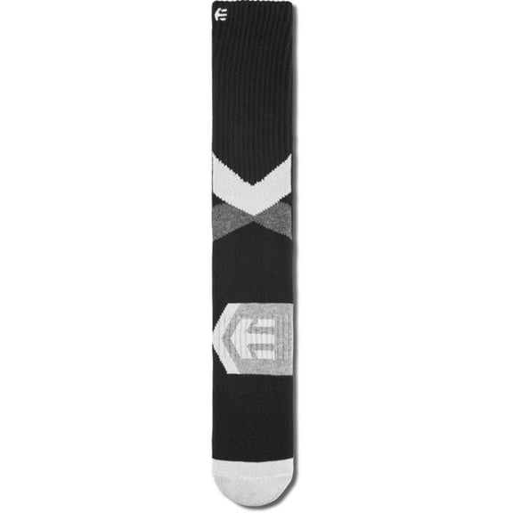 Asi Tech Crew Socks [Black/White]