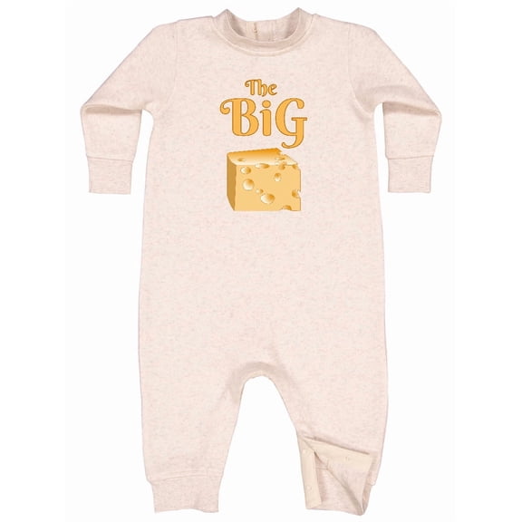 Inktastic The Big Cheese Baby Fleece Romper