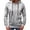 Gray, variant on gbyLJF Men's Pullover Hoodie Long Sleeve Striped Sweatshirt Fashion Casual Sports Top with Pockets