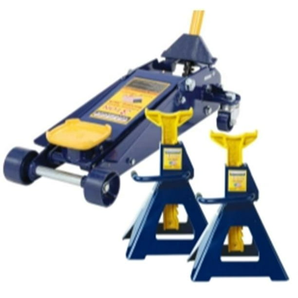 HW93652JS 3 Ton Jack & Jack Stand Pair Combination