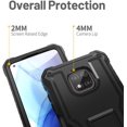 thumbnail image 2 of FITO For Moto G Power 2021 Case, Phone Case with Screen Protector and Kickstand (Black), 2 of 6