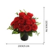 thumbnail image 2 of RKSTN Artificial Flowers Valentine's Day Simulation Silk Cloth Plastic Flower Scene Decoration, 2 of 5