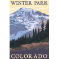 thumbnail image 4 of Winter Park, Colorado, Mountain and Trees (1000 Piece Puzzle, Size 19x27, Challenging Jigsaw Puzzle for Adults and Family, Made in USA), 4 of 4